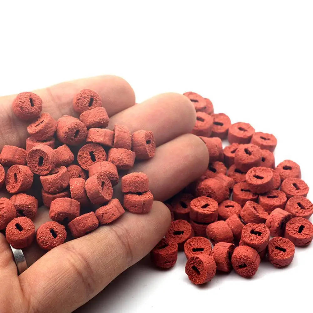 2Pack Red Worms Carp Fishing Hollow Bait Grass Carp Baits Fishing Tilapia Bait Lure Insect Boilie Bass Fishing