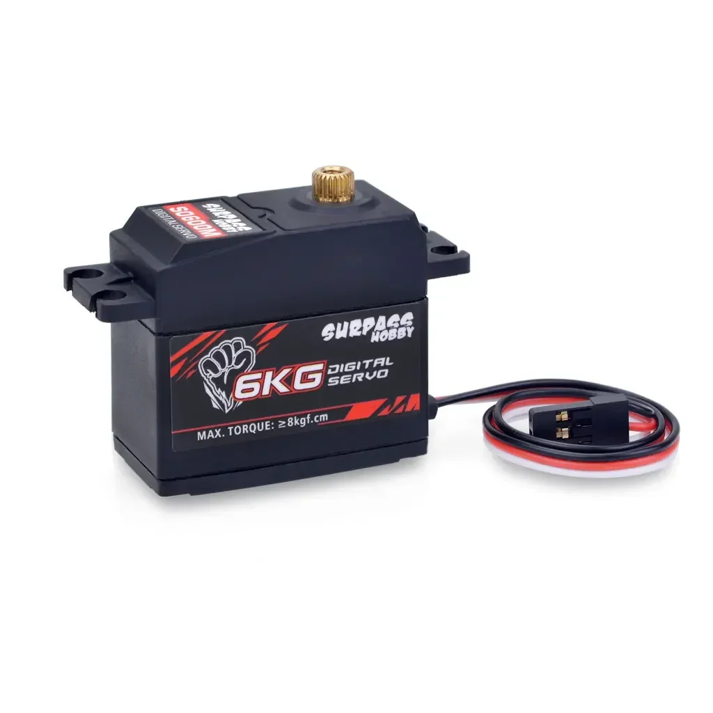 ÜBERTREFFEN HOBBY Servo RC High Speed Metal Gear Mini Servos 9G 17G 25G 6KG 15KG Digital Motor für 1/8 1/12 1/10 RC Auto Flugzeug – Detail 31