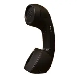 Vintage - Inspired Bluetooth & Wired Retro Telephone Handset with Radiation - Protection Mic Earphone (A )