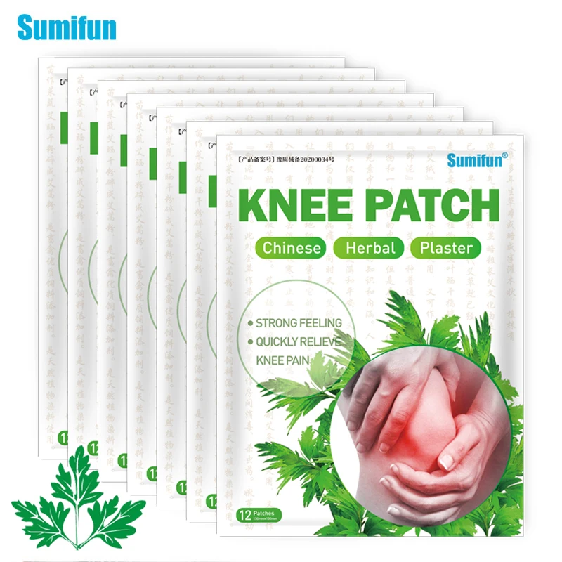 

12/60/120Pcs Sumifun Wormwood Knee Pain Relief Patch Synovitis Rheumatoid Arthritis Care Sticker Joint Muscle Ache Dropshipping