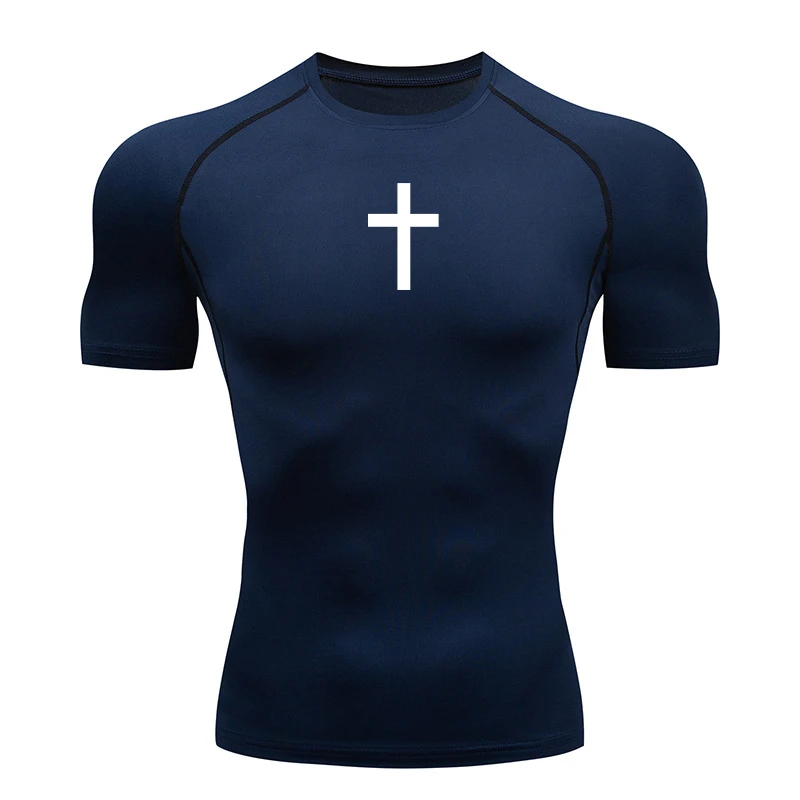 Christian Athletic Quick-Dry Compression Workout Tee