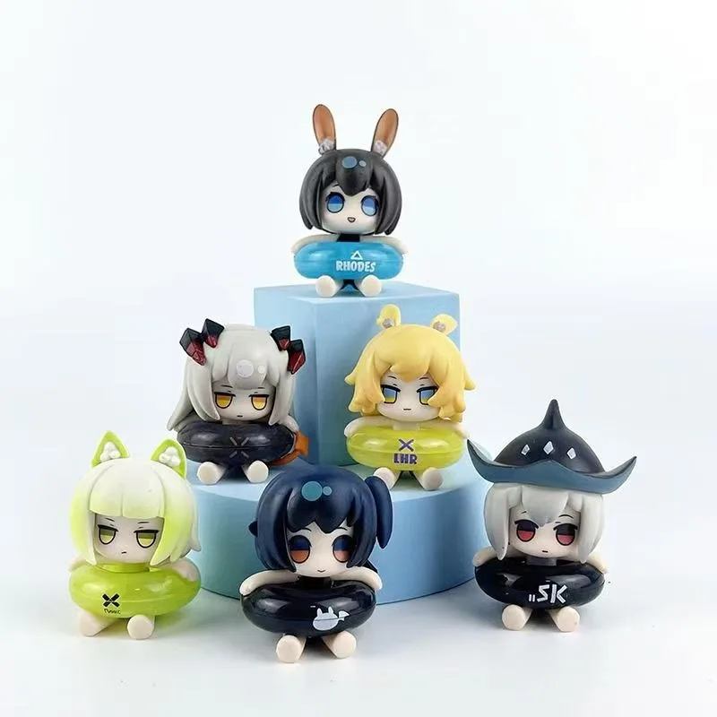 Arknights Skadi Amiya Saria Leonhardt Ada Closure Church Cartoon