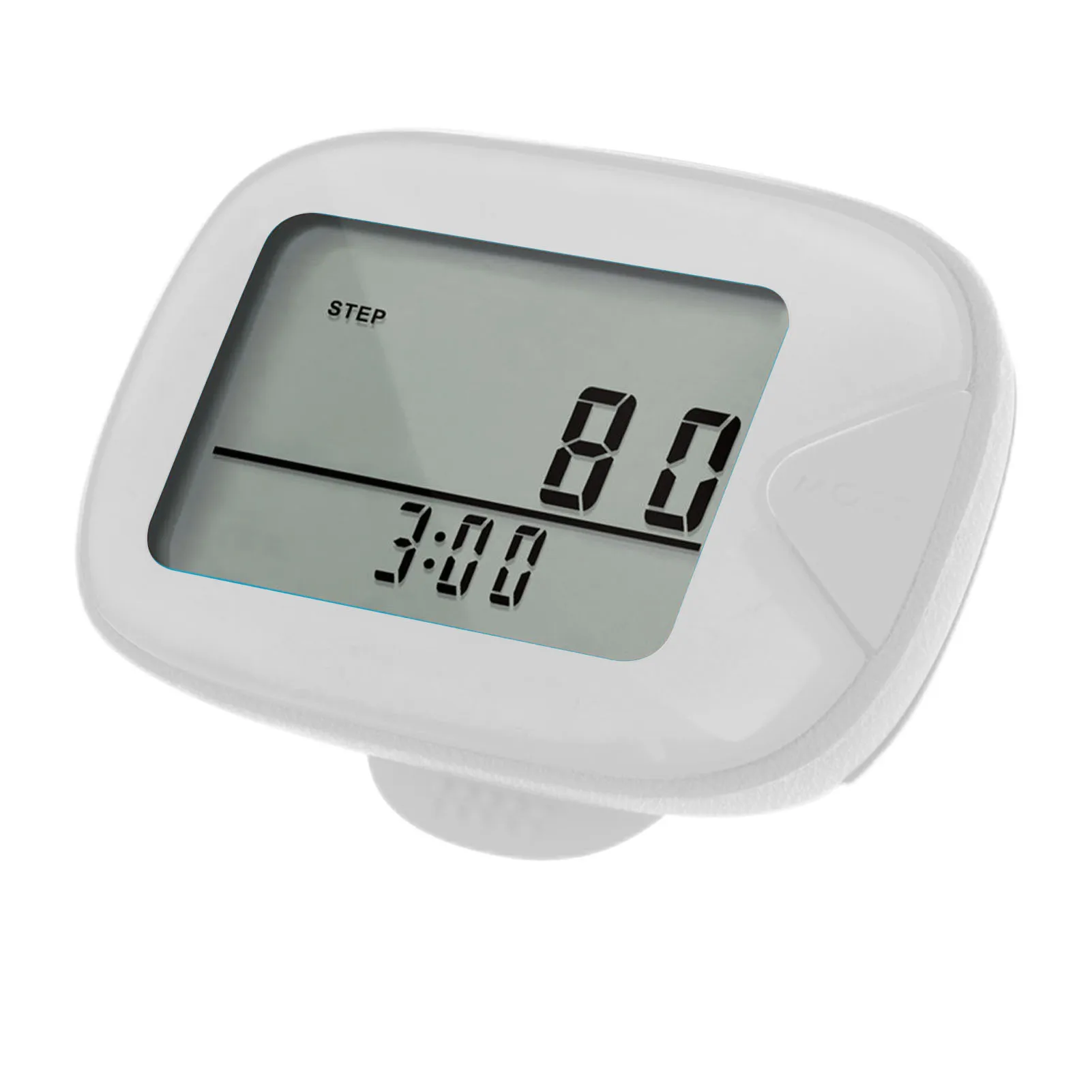 Pedometer for Walking Step Counter with Display and Clip Clip-on Fitness Step Tracker Portable Sport Pedometer for Step/Distance