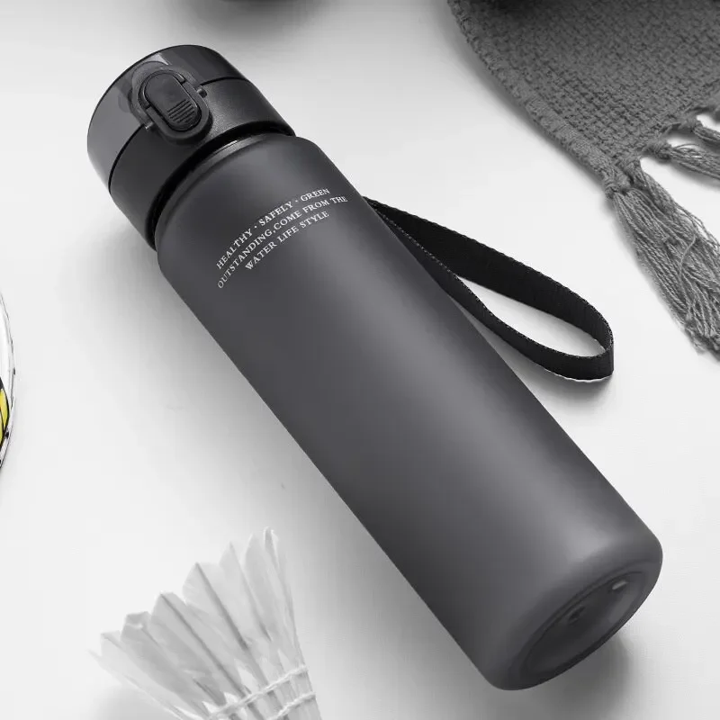 Portable BPA Free Leak Proof Sports&Fitness Frosted Water Bottle 400/560ml Tour Hiking Drinkware outdoorWater Bottle