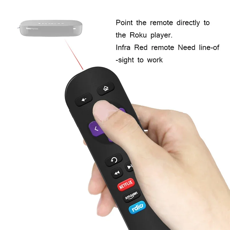 Neu für roku 1 2 3 ersatz fernbedienung für roku express lt/hd/xd/xds/n1