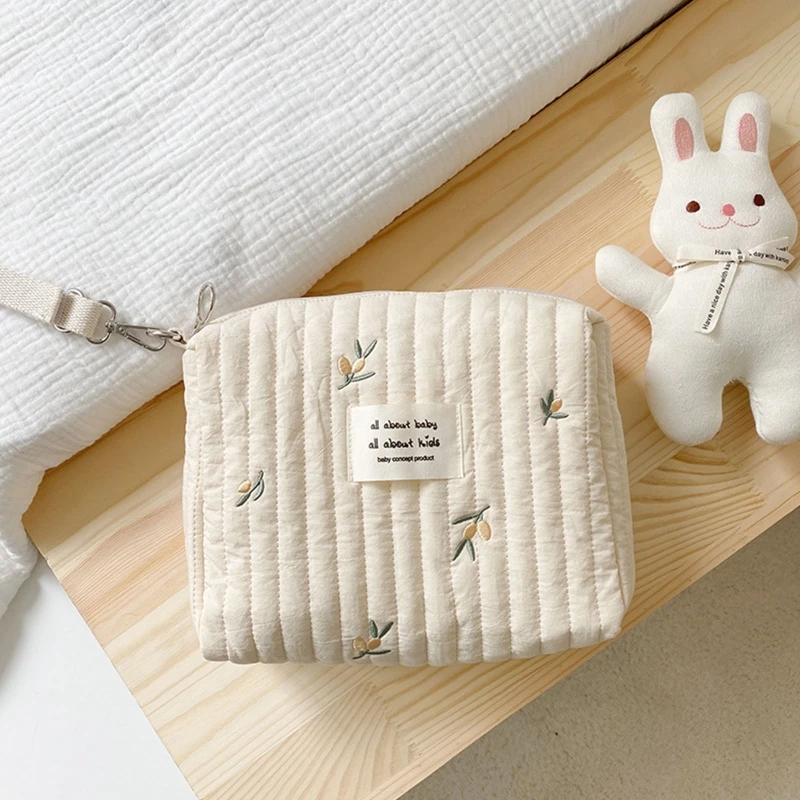 Diaper Bag Baby Pram Stroller Bags Organizer Bear Embroidery Multifunctional Nappy Nursing Mommy Travel Makeup Pouch diaper bag diaper backpack stroller organizer bags diaper pouch