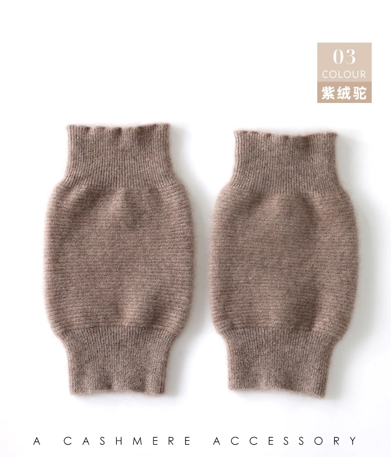 Knieschoner aus 100 % Kaschmir für Damen und Herren, Kniegelenk-Schutzhülle, Winterwärme, Kälteschutz, kältede Bein-Kniebandage – Detail 16
