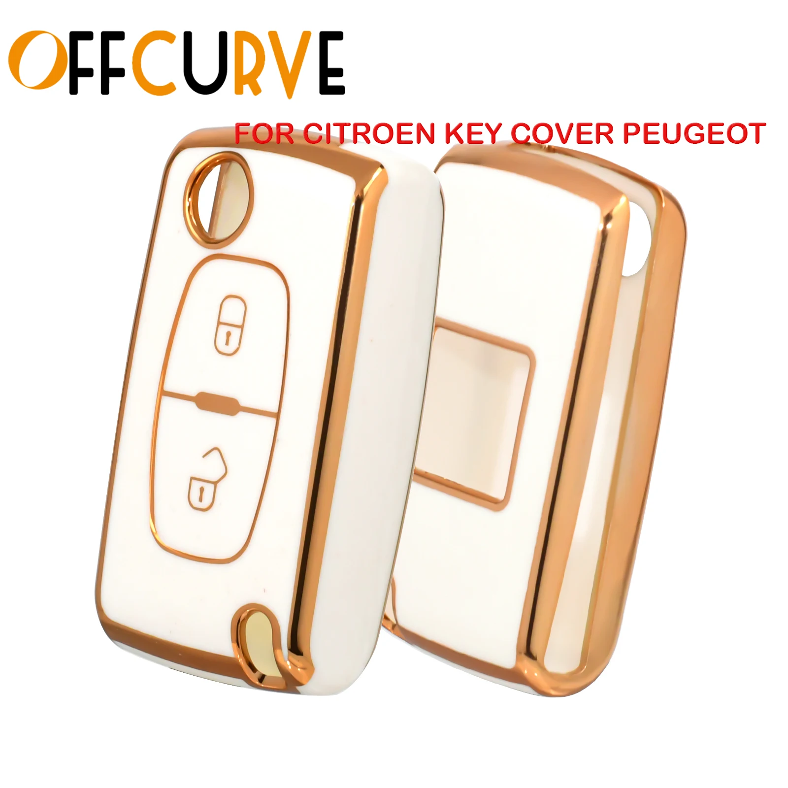 2 Pulsanti Car Remote Key Case Cover Per Citroen Key Cover Peugeot 307 C5 C6 C8 Peugeot Car Key 107 207 307 308 407 607 3008 5008