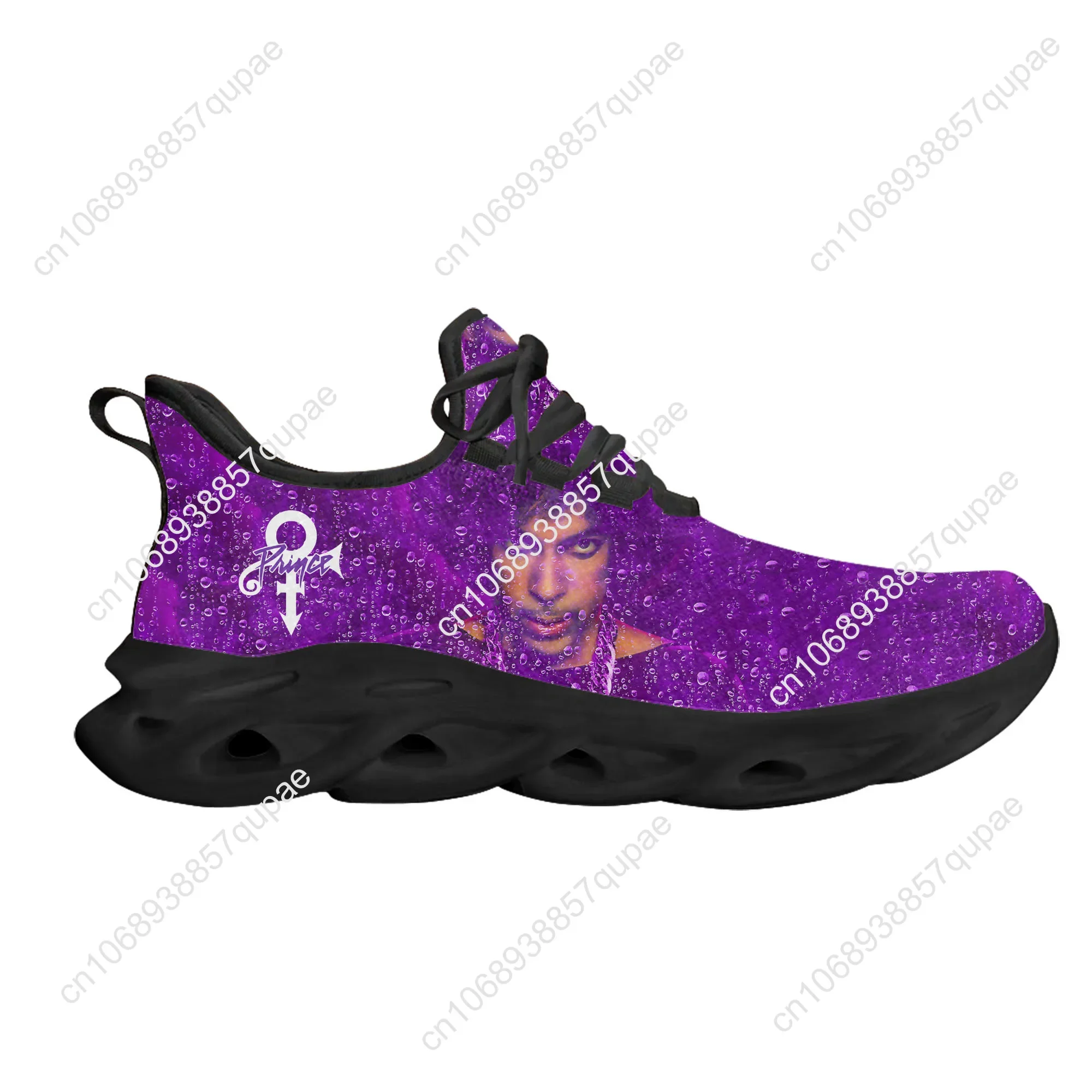 Prince Rogers Nelson Purple Rain Flats Sneakers Mens Womens Sports Running Shoes High Quality DIY Sneaker Customized Shoe