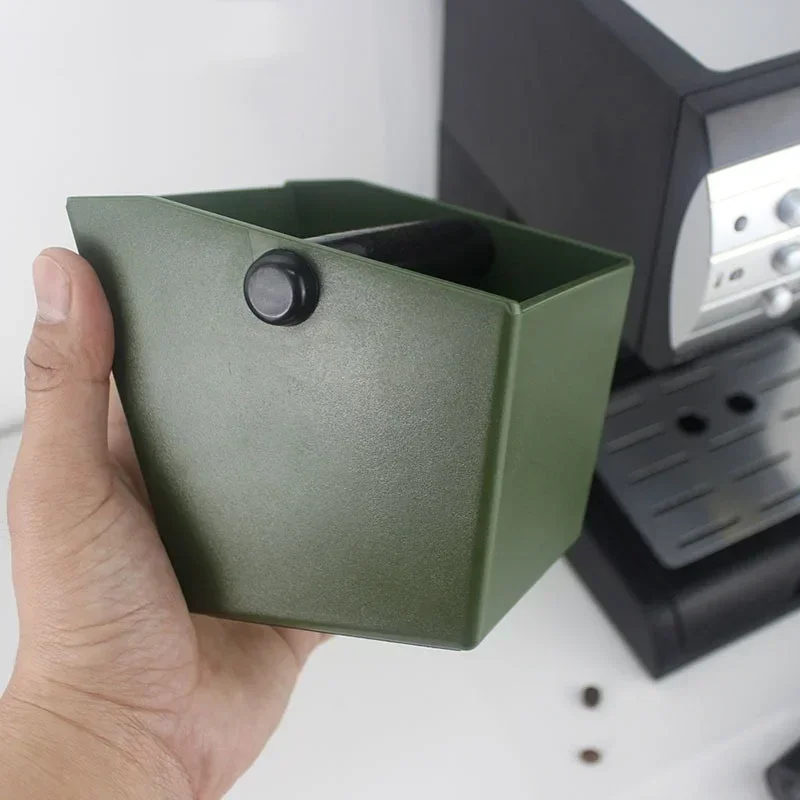 ABS Coffee Grounds Container Box for Barista Accessories