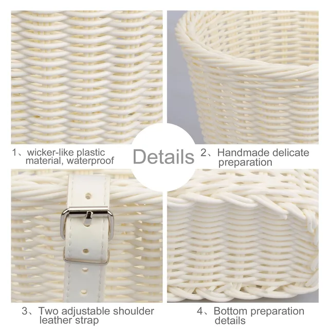 Bike Basket Kids Kids Bike Basket Bicycle Basket Bicycle Basket For Girls Adjustable Front Handlebar Bike Basket DIY Bike 2