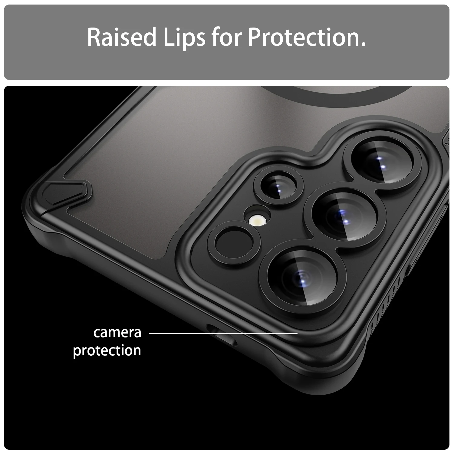 Translucent Matte Armor Skin-Friendly Phone Case