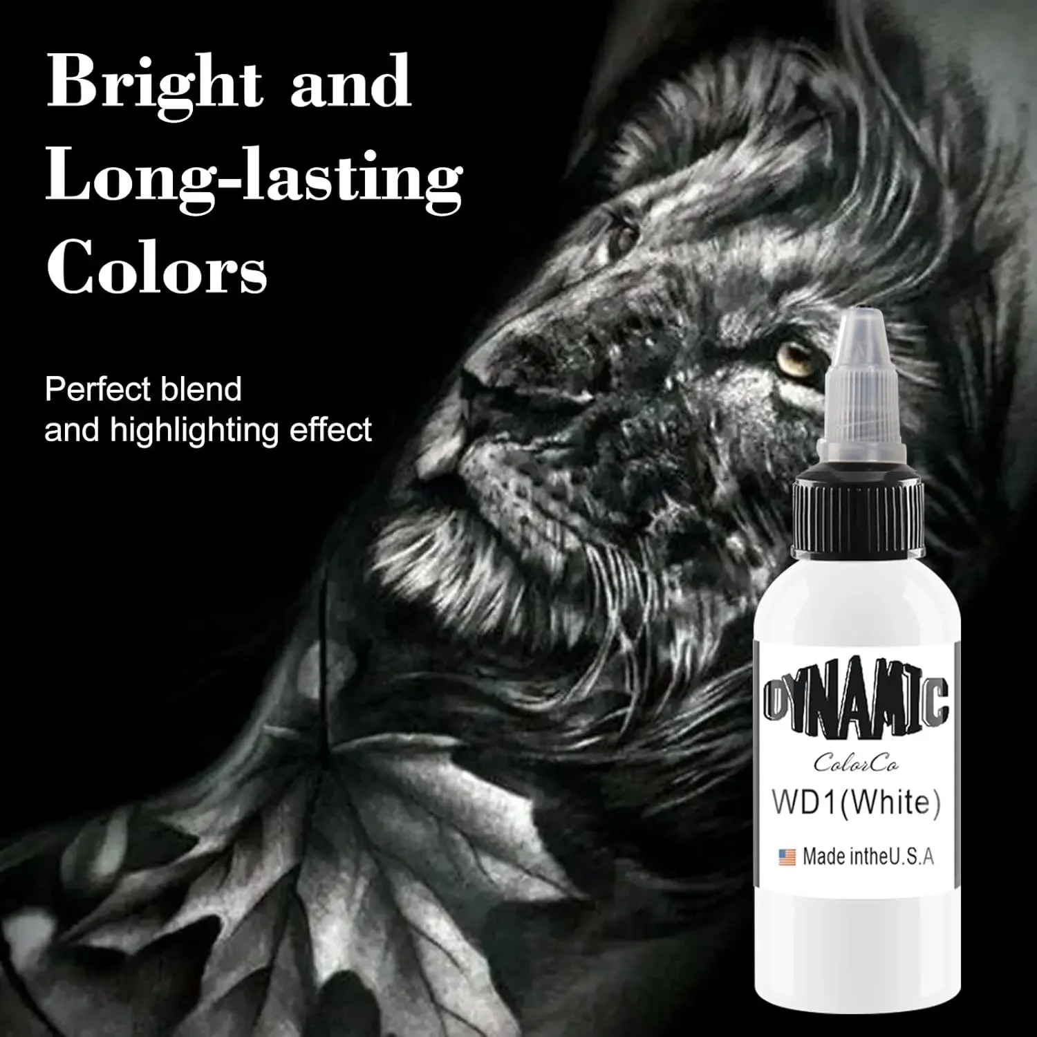 Pigmento per Tatuaggi Nero Bianco Rosso 30ML, Inchiostro Professionale per Tatuaggi Fai-da-Te, Pigmento Permanente per Tatuaggi, Pigmento per Body Painting - immagine 6