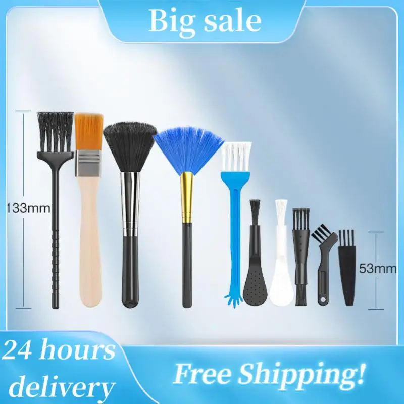 휴대용 소형 카메라 가정용 충전 포트 먼지 도구 액세서리, 자동차 노트북 PC 키보드 청소 브러시 세트 틈새