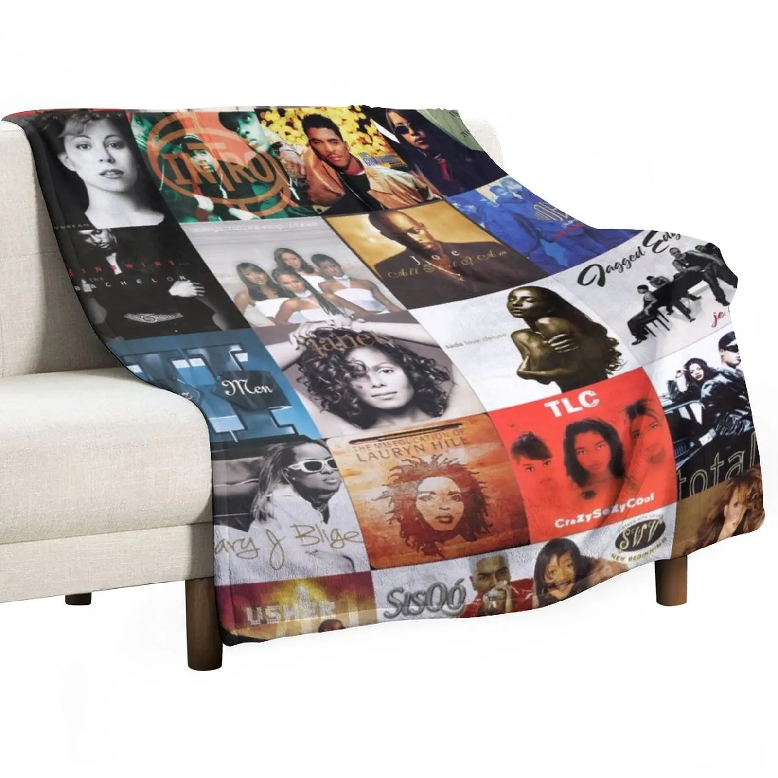 

HISTORY 90s RNB - HOME DECOR Throw Blanket Sofa Throw Blanket Plaid on the sofa Luxury Brand Blanket