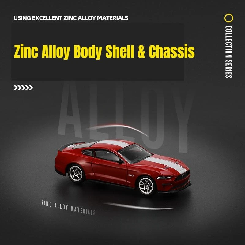 1/64 Chevrolet Camaro SS Sedan Miniature Model CCA MSZ 3" Zinc Alloy Toy Car Vehicle Free Wheels Diecast Collection Gift For Kid 4