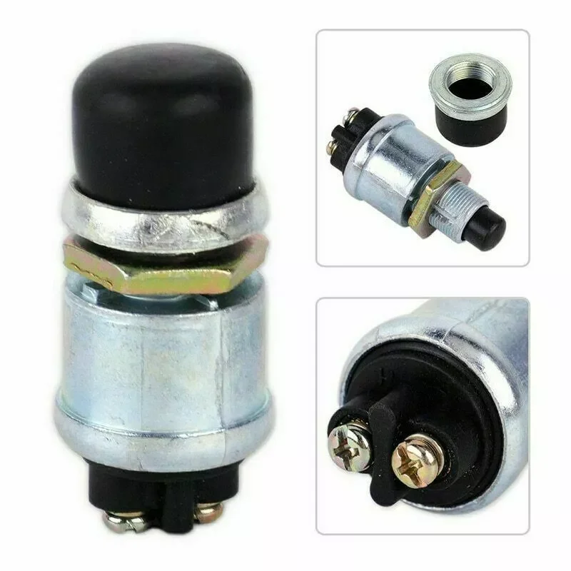 Push Button Switch-60A 12V Ignition Starter Switch Truck Engine Start Waterproof