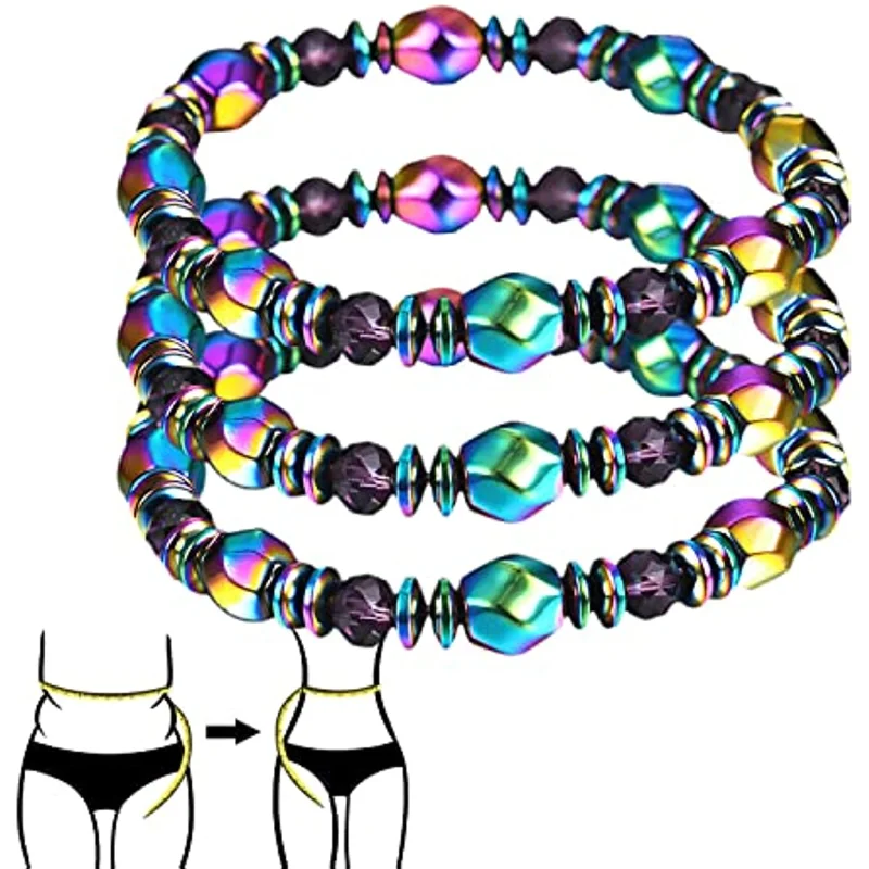 

Регулируемый магнитный браслет с лимфатическим дренажом, Магнитный гематит для похудения, магнитный браслет для лимфатической детоксикации