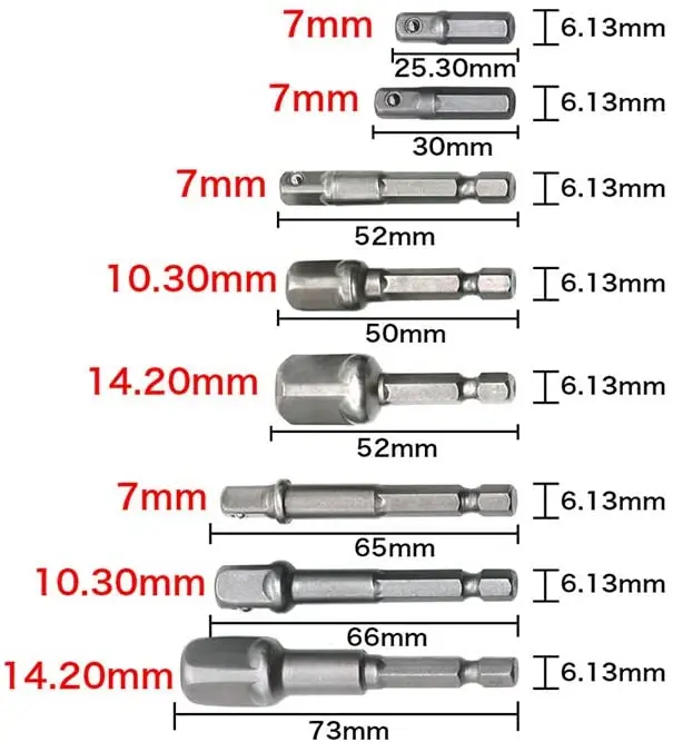 Рисунок 2 - Набор шестигранных насадок из хромованадиевой