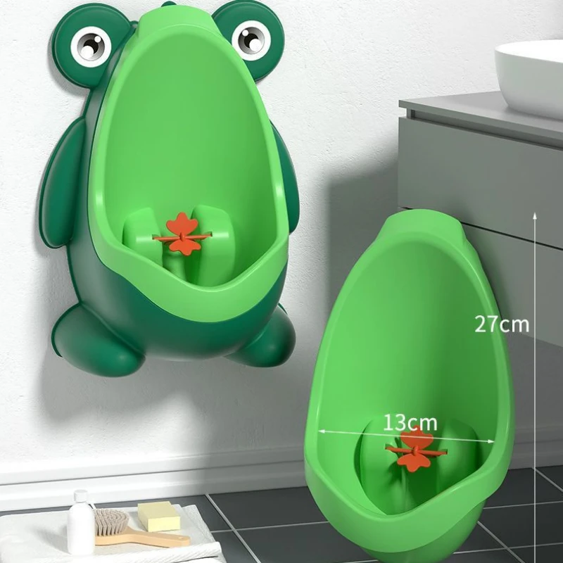 Cartoon Baby Boys Standing Potty Wall-Mounted Urinals Toilet Training Children Stand Vertical Urinal Potty Pee Infant Toddler 6