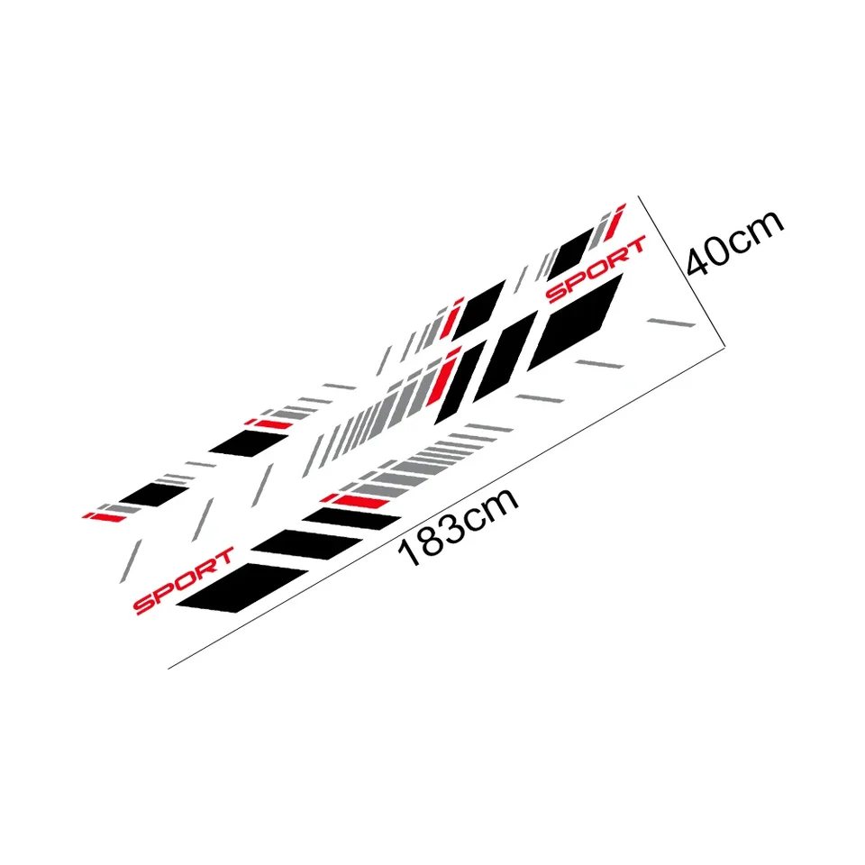 アウディQ72016-2019ステッカーフィントリムストリップ2pセット Car Door Sticker Trims Graphic Exterior Decals Sport Tuning