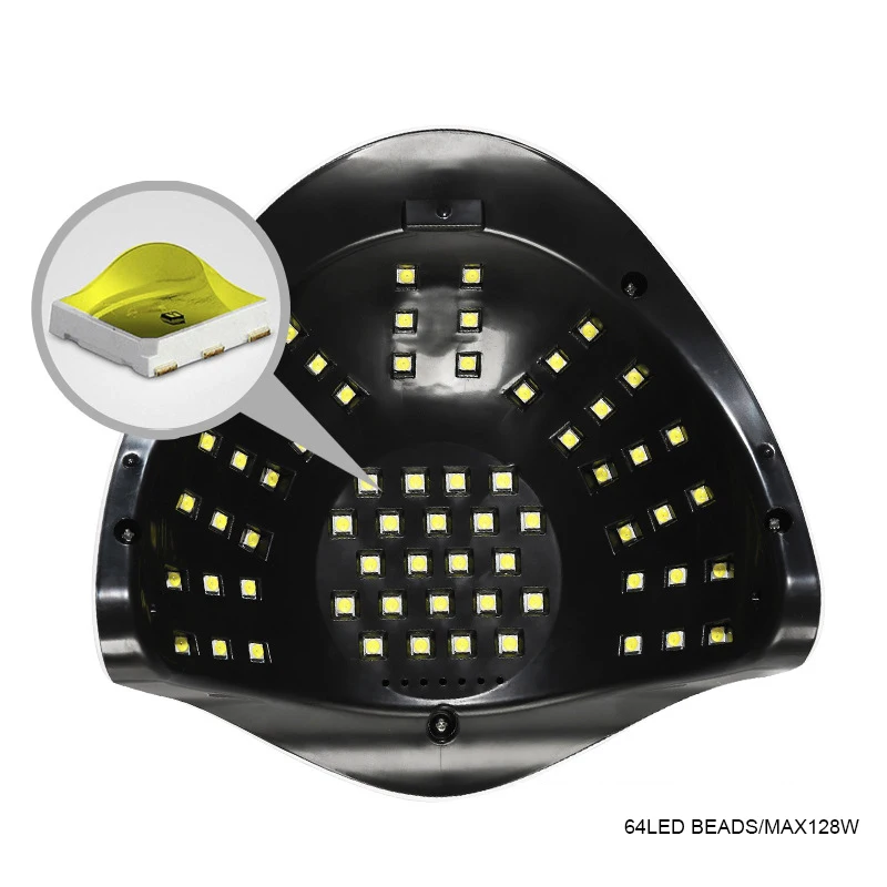 Nail Dryer 64 LED Nail Lamp for Curing All UV Gel Polish &Varnish with Motion Sensing Manicure Pedicure Professional Salon Tool 3