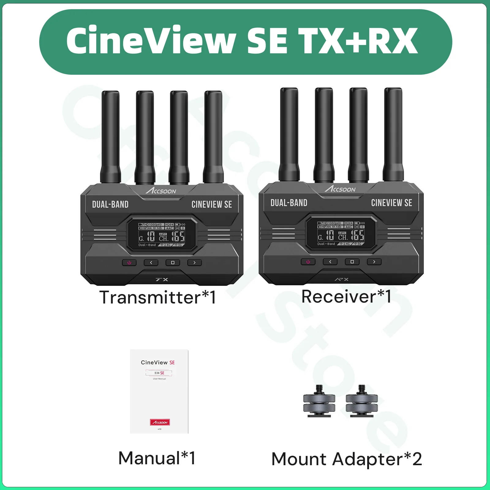 Accsoon CineView SE Wireless HDMI SDI Transmitter