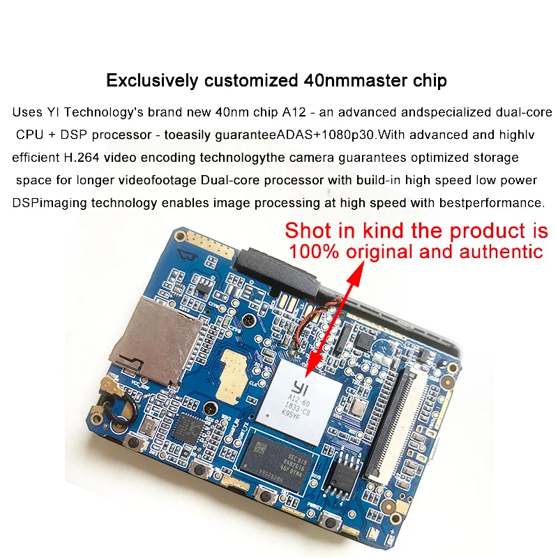 YI ڵ 2.7 ũ Ʈ  ķ, Ǯ HD 1080PDash ķ, Ʈ , ADAS Yl Ʈ  ī޶, ADAS  