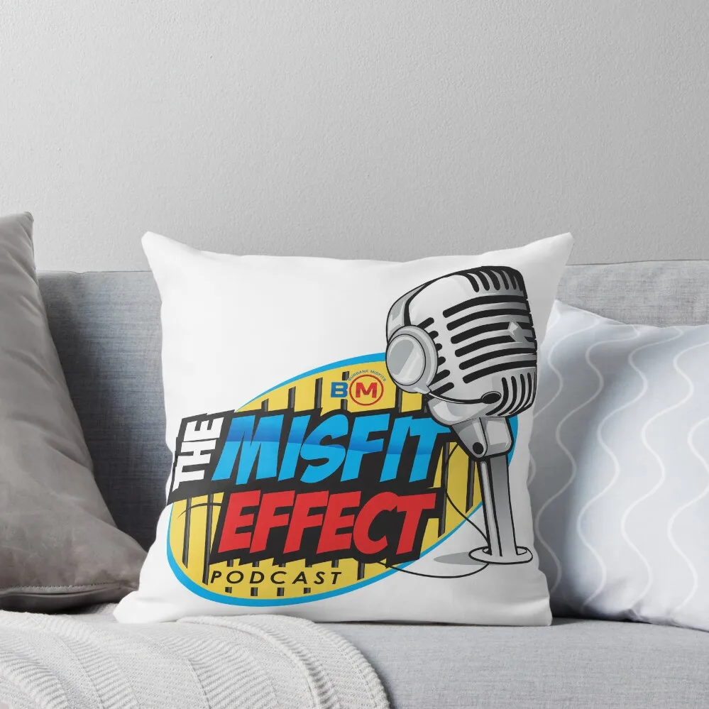 

Misfit Effect logo Throw Pillow Pillow Cover Christmas Pillow Covers luxury home accessories Rectangular Cushion Cover