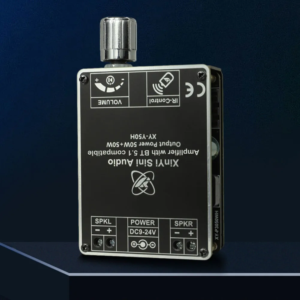 XY-Y50H 디지털 전력 증폭기 보드 모듈, 블루투스 호환 5.1 TPA3116, 듀얼 채널, 50W * 2