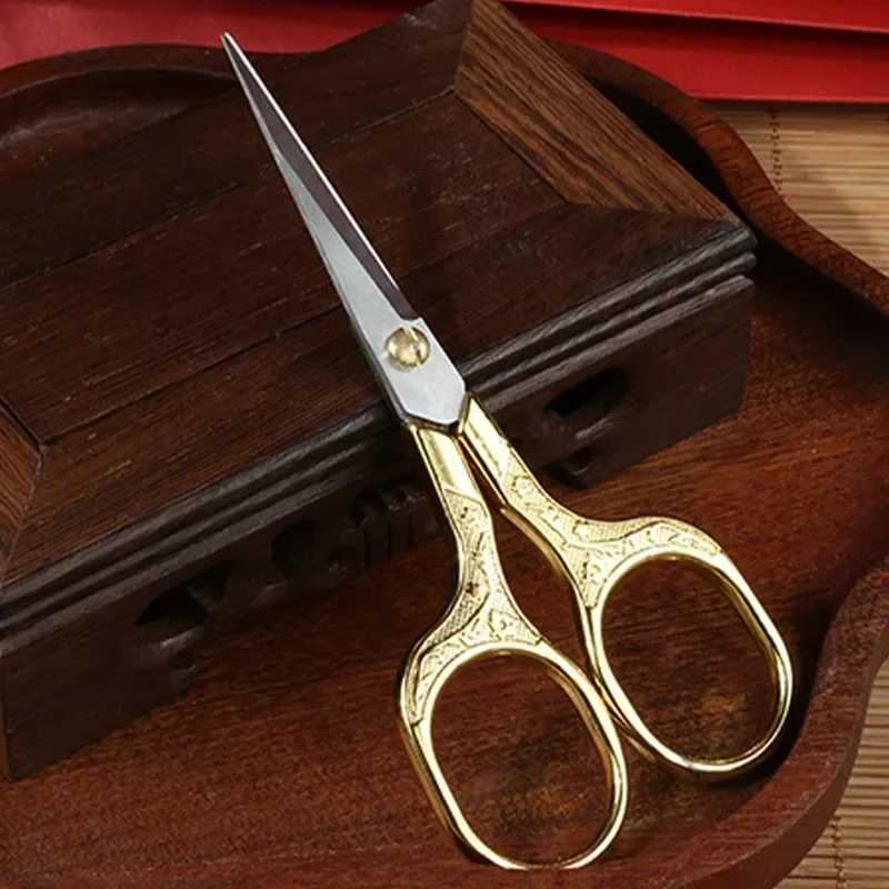 Stainless Steel Sewing Scissors 1PC Retro Embroidery Tailor Scissors Dressmaker Shears Fabric Cutter DIY Sewing Accessories sewing scissors tailor scissors sewing supplies