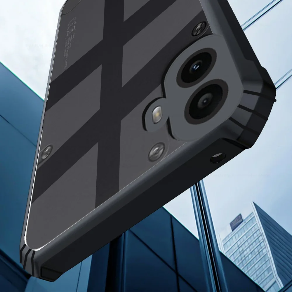 Clear Acrylic Shockproof Armor Back Cover Case - Hard PC+TPU Material