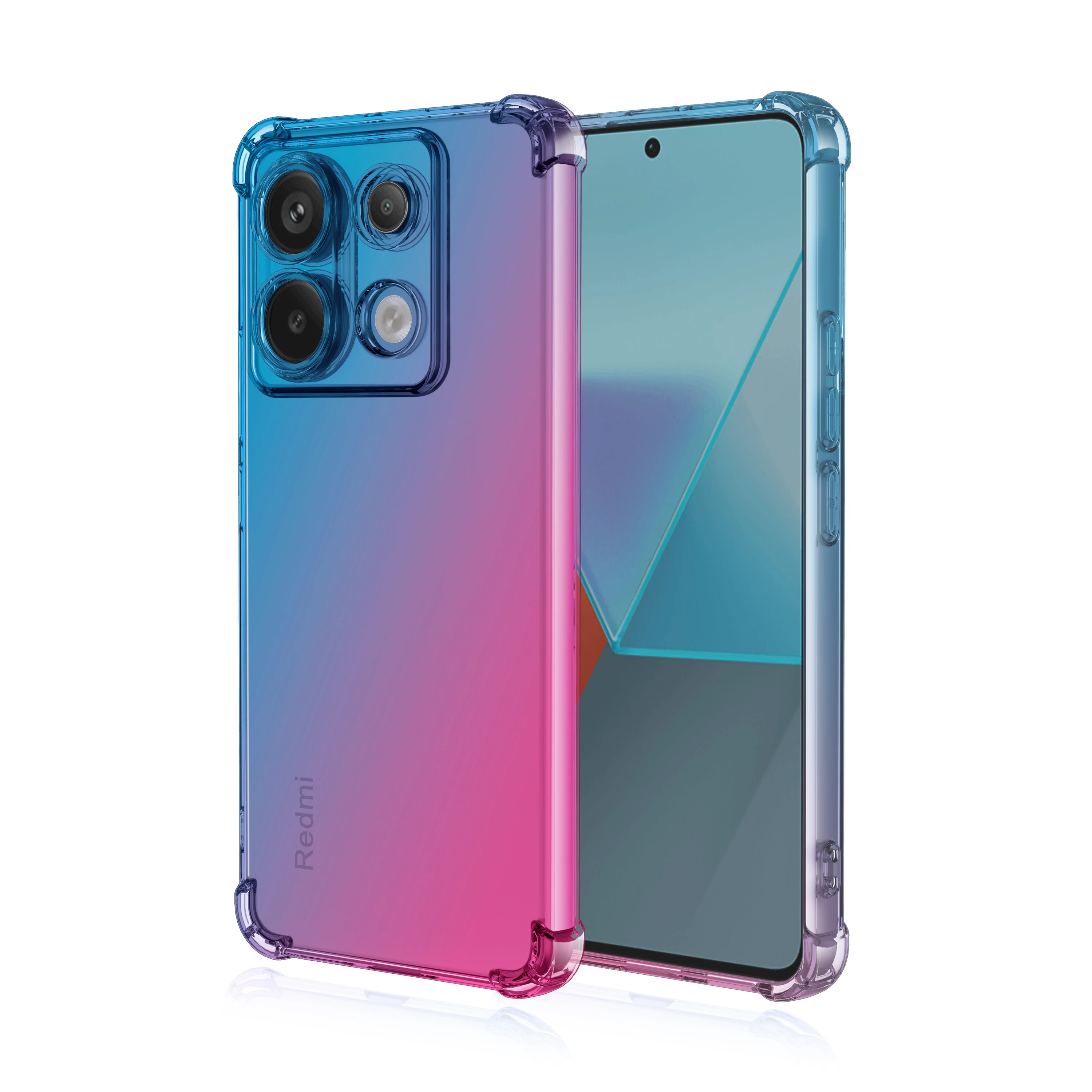 Shockproof Gradient TPU Protective Cover Case