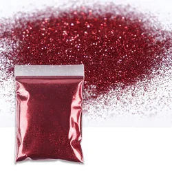 Holographic Laser Dazzling Glitter Powder - 50g Shimmering Flakes for Art, Crafts & Decoration (Red)