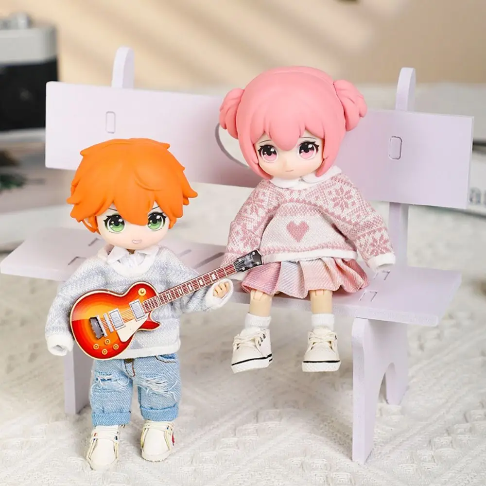 Obitsu 11 Doll Clothes Knitted Tops Snowflake Love Cardigan Cute Vest For OB11 Dolls Accessories Soft Coat For 1/12Bjd Dolls