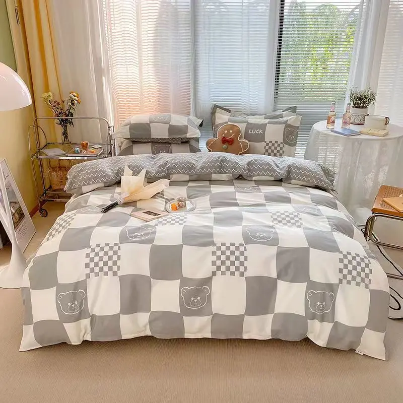 

100% Cotton Four-Piece Set Of Spring/Summer Simple Style Spring/Summer Cotton Bedding