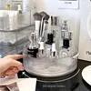 360 Degree Rotating Plastic Storage Tray Cosmetic Storage Box Makeup Organizer Storage Baskets Kitchen Organizer Serving Tray 3