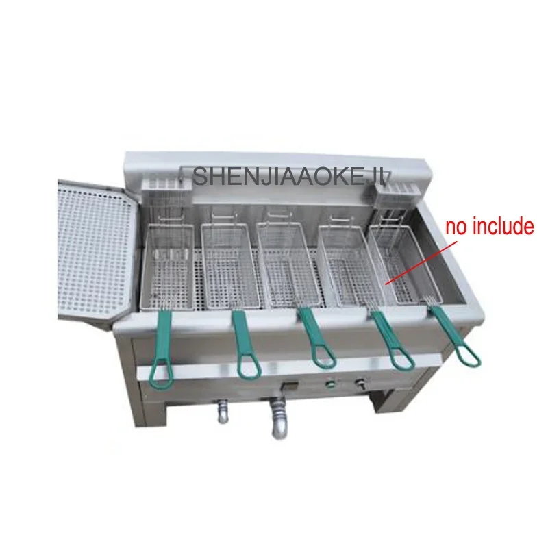 Electric Deep Fryers Electric Oil and Water Separation Deep-fried Fritters Machine Canteen Electric Frying Pan 220V 1PC 5