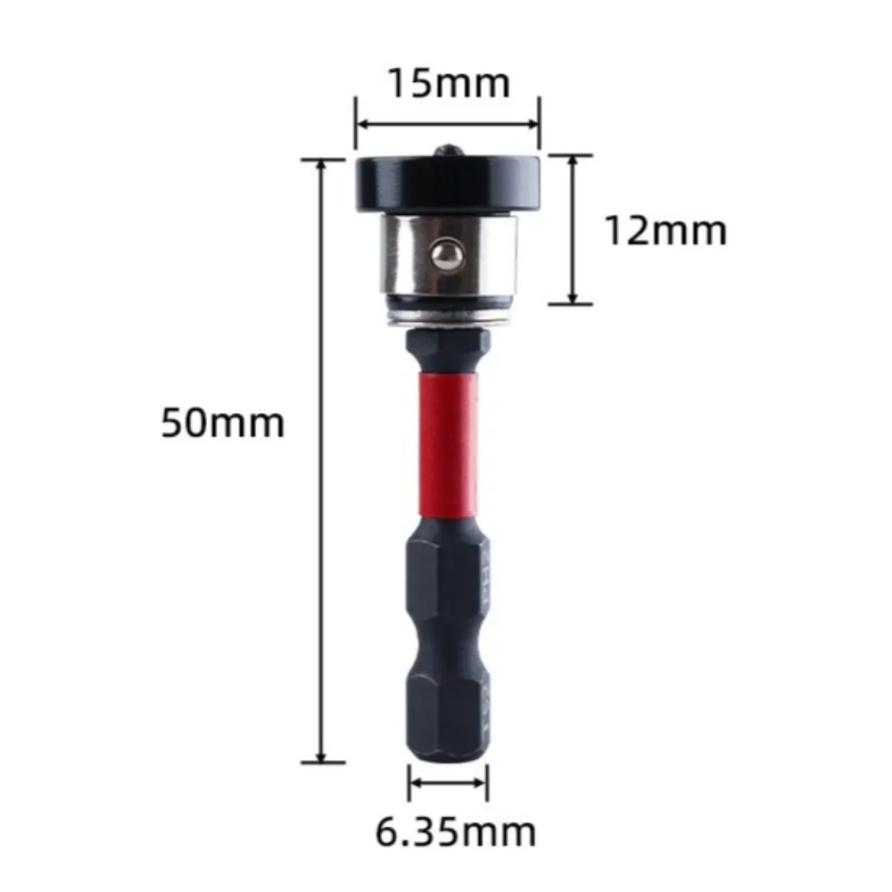 Screw Bits Plasterboard Magnetic Positioning Screwdriver Bits Hex Shank Drywall Extension Locating Batch Head Tools Parts