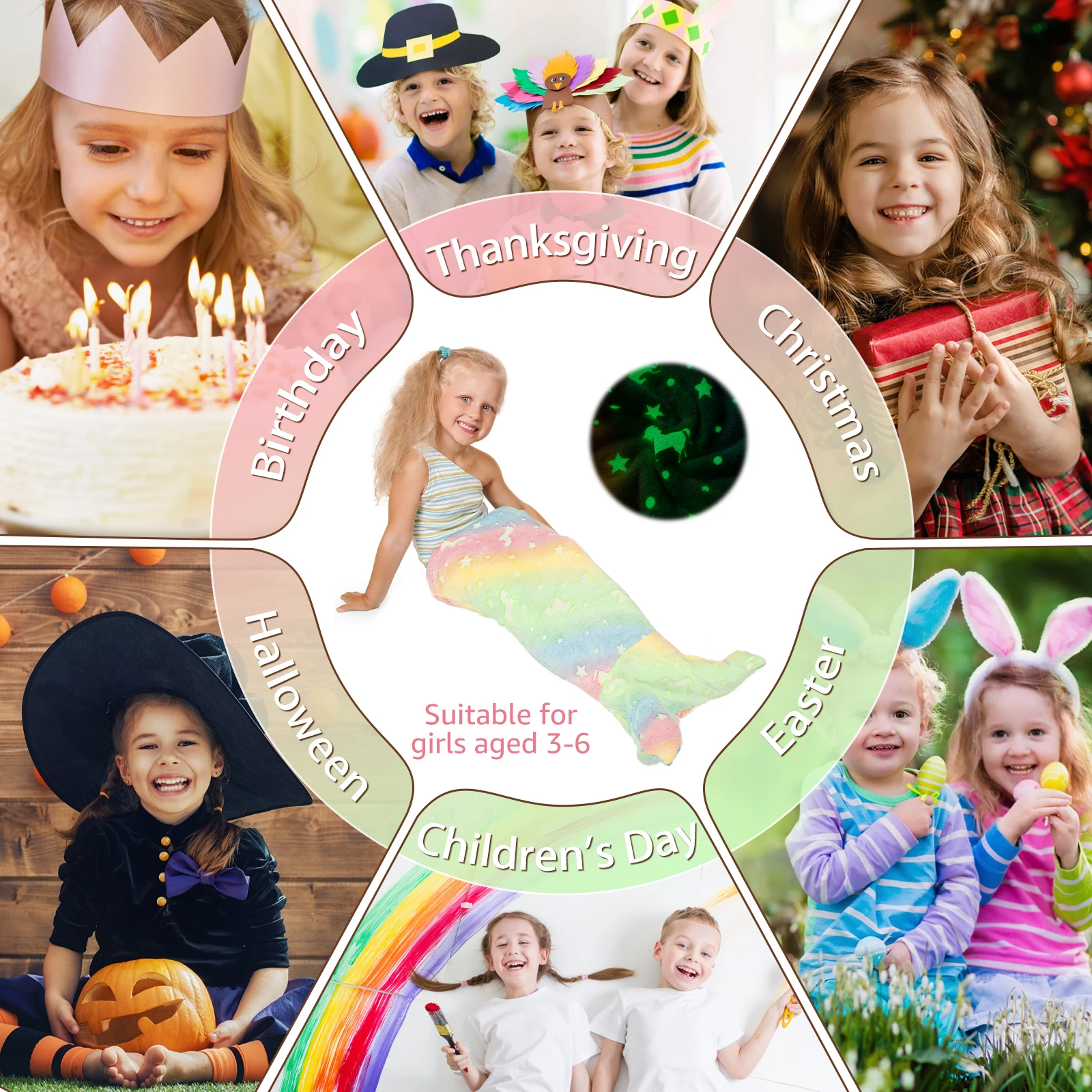 Manta Que Brilla En La Oscuridad, Regalos Para Niños