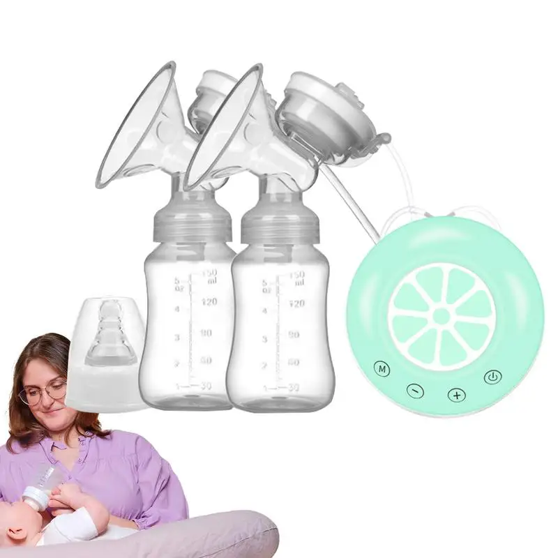 Electric Breast Pump Food-Grade Intelligent Breast Pump Milking Machine Multiple Modes Portable Pumps for Women