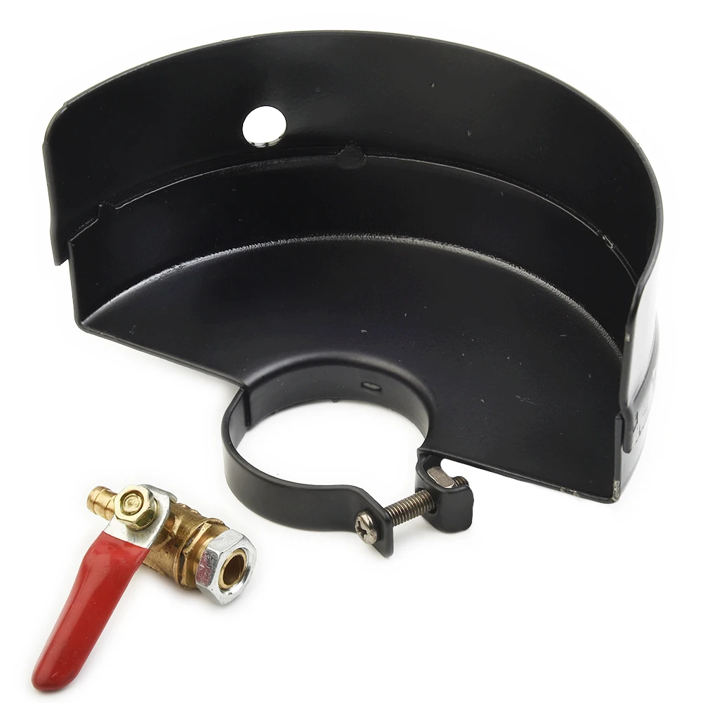 135*43mm Angle Grinder Protective Cover Safety Protector Dust Guard With Copper Control Valve For Slotting Grooving Machine