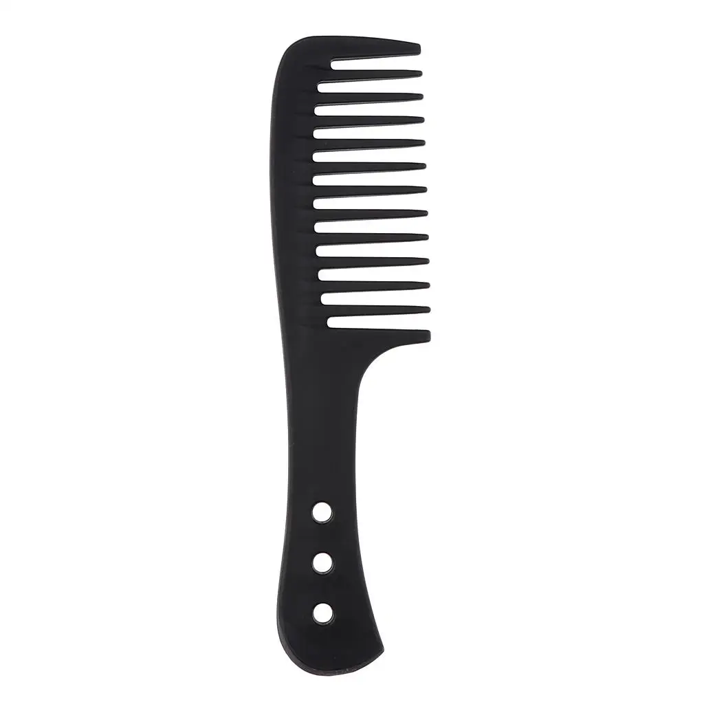 

2x Tooth Comb Thick Curly Wet Hair Anti Static Detangler Comb Brush
