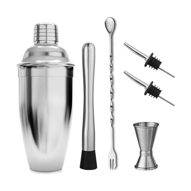 

6 Pack Bartender Kits Bar Gadgets Set Perfect Home Bartending for Martini