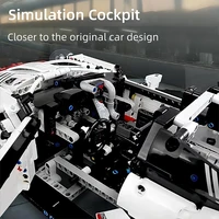 Technical Super Sports Car Building Kit,1:10 Scale Car 42096 Model Building Blocks Toys Collectible Race Car,for 14+ Year Boys 2