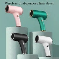 Portable Wireless Hair Dryer 40W-500W Charging Household Hot and Cold  Air Hair Care Quick-drying Hair Dryer High Speed 1