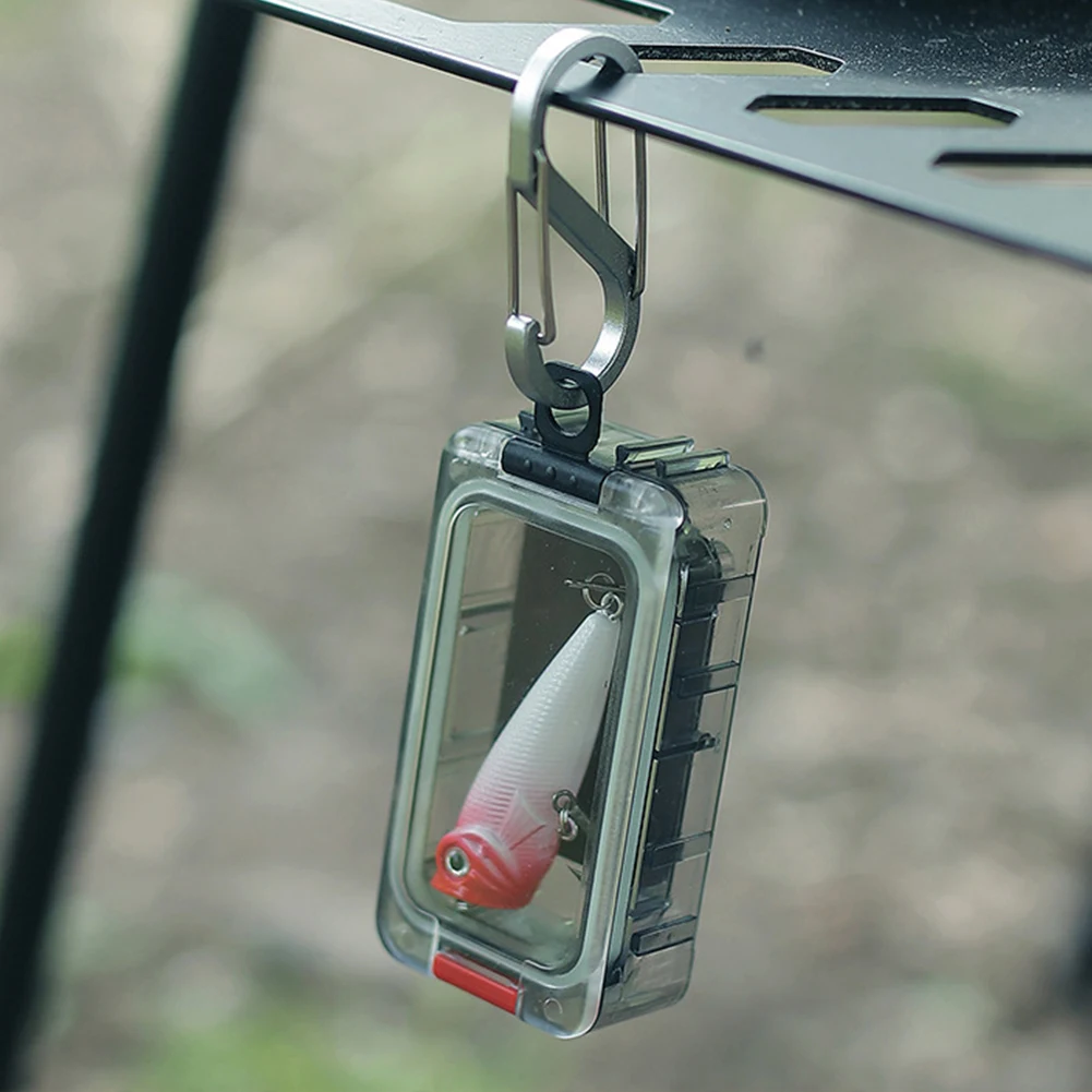 Expandable Fishing Tackle Box Fishing Hook Storage Container with Magnetic Function Fishing Hardware Toolbox for Outdoor Fishing