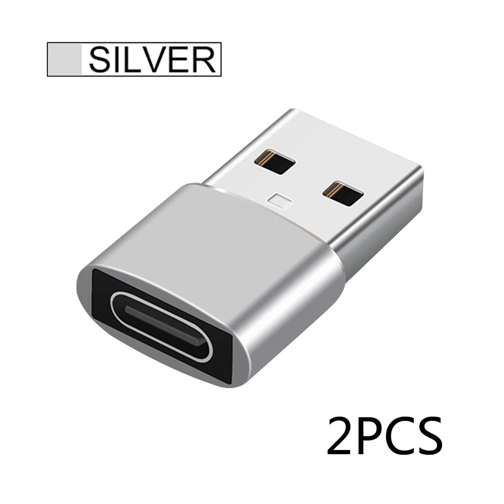 2 قطعة USB إلى نوع C OTG محول USB USB-C ذكر إلى ما...