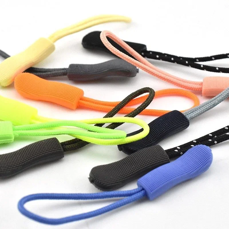 Zipper Pullers 10pcs Pull Puller End Fit Rope Tag Replacement Clip