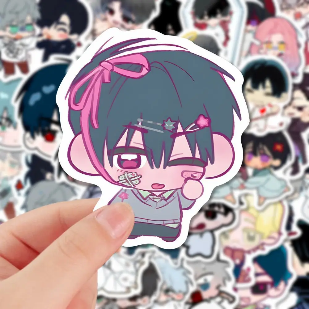 Alien Stage Sticker Anime Waterproof Sticker Cute Student Stationery Children School Supplies Decorative Friend Gift transfer sticker watch dial sticker